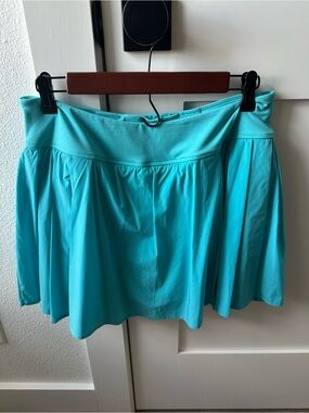 Aqua Turquoise Flowy Golf Tennis Skort Size Large